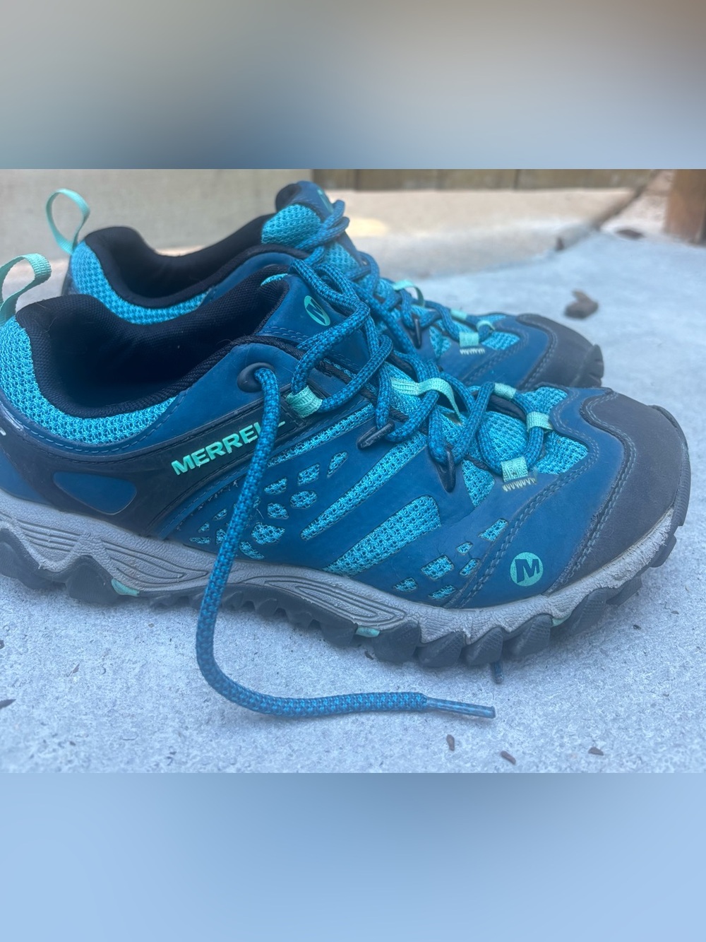Merrell Women’s All Out Blaze Vent Hiking Shoes Turquoise/Aqua